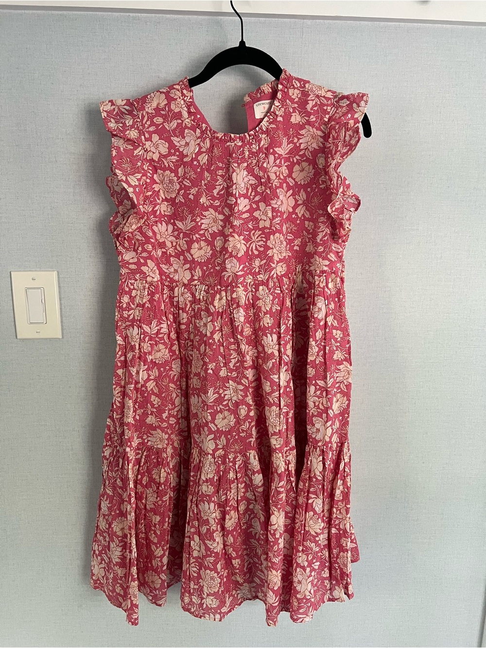 NWT Crewcuts Floral Ruffle Sleeve Dress, sz 14